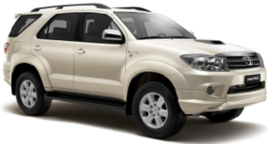 Toyota Fortuner Old Best Car Rental in Goa for Your Trip Rent Now and Enjoy a Spacious Ride